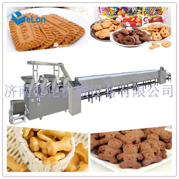 韌性酥性餅干成型機(jī) 巧克力夾心餅干生產(chǎn)線