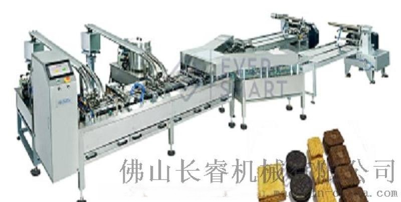 長睿夾心機(jī)連接兩臺(tái)包裝機(jī)（一拖二）