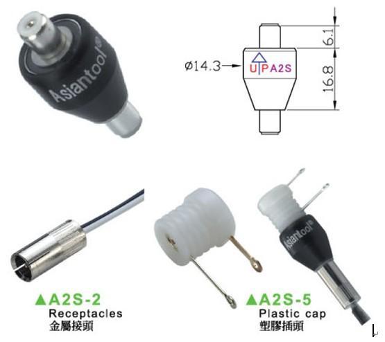 Asiantool 2極/2路4A  導電滑環 A2S 電阻切割機，紡織設備滑環