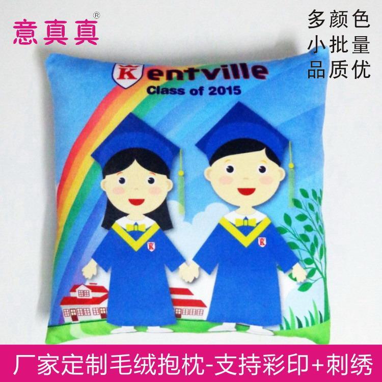 深圳抱枕廠家定做毛絨抱枕 彩色數(shù)碼印花毛絨抱枕 品質(zhì)好不掉色
