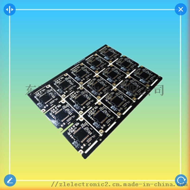 沉金pcb_中雷電子安防監(jiān)控?cái)z像機(jī)PCB