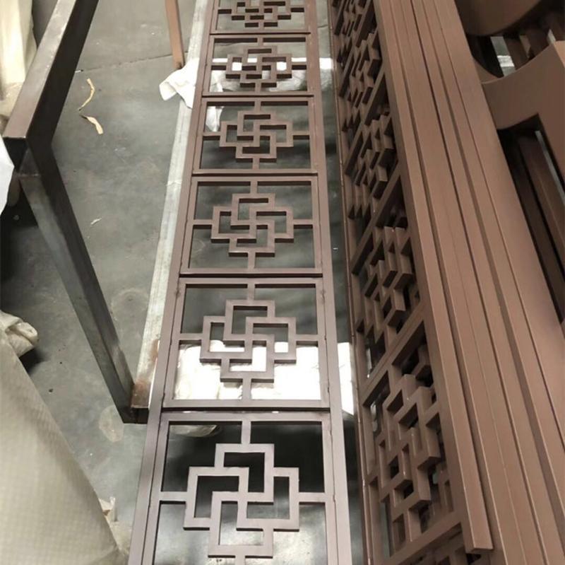 鋁合金屏風 餐廳鋁花格屏風【鋁方管焊接】專業(yè)生產(chǎn)廠家