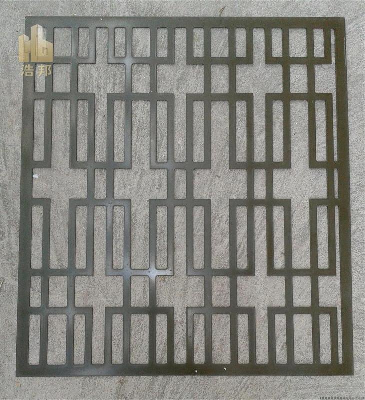 中式古典鋁屏風(fēng) 鏤空雕花 (3003)