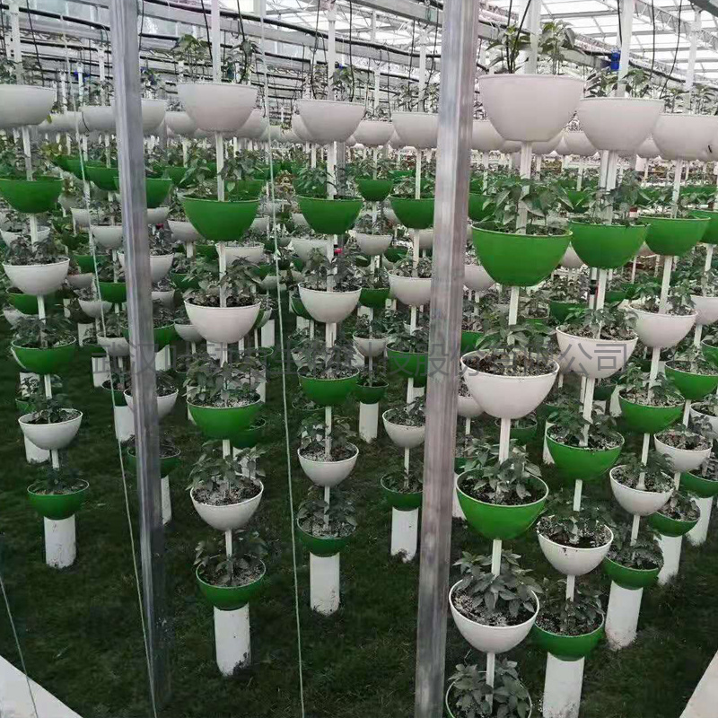 溫室立體種植 串盆吊掛式 無土基質(zhì)栽培塔