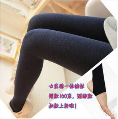 2014秋季精品薄款七彩棉打底褲，無縫打底褲，一體褲