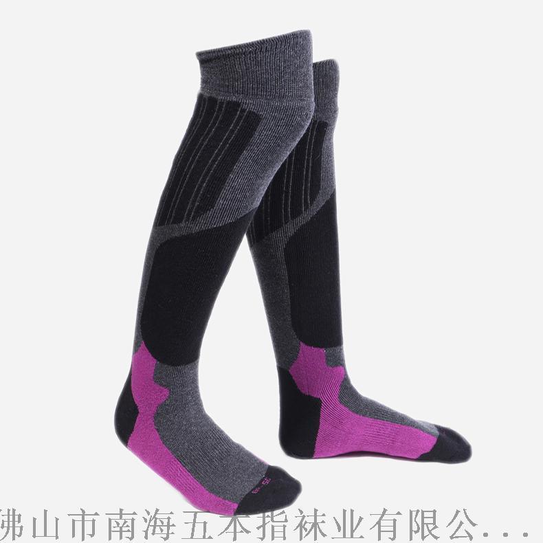 冬季加厚保暖毛圈底品牌滑雪襪工廠加工定制毛巾登山襪外貿(mào)OEM長筒襪