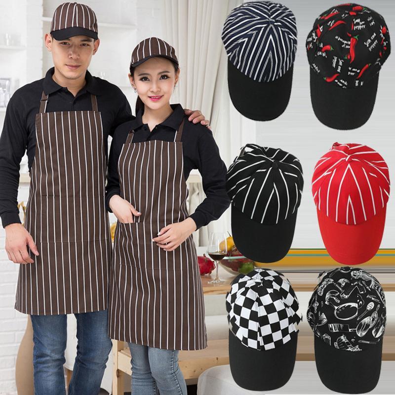 棒球帽西餐廳廚師帽咖啡廳服務員工作帽子蛋糕店奶茶服務生鴨舌帽