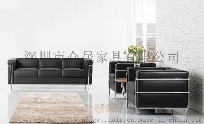 LC2辦公沙發(fā) 現(xiàn)代時尚設(shè)計師沙發(fā)定制 真皮辦公沙發(fā)批發(fā)