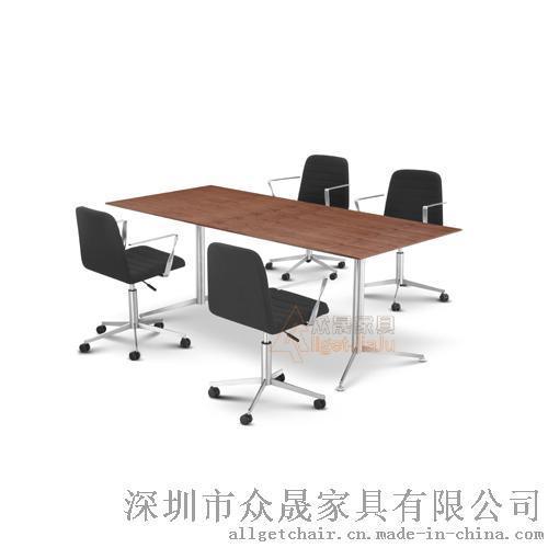 閱覽桌 學(xué)校家具學(xué)生桌椅定制 折疊洽談會(huì)議桌廠家
